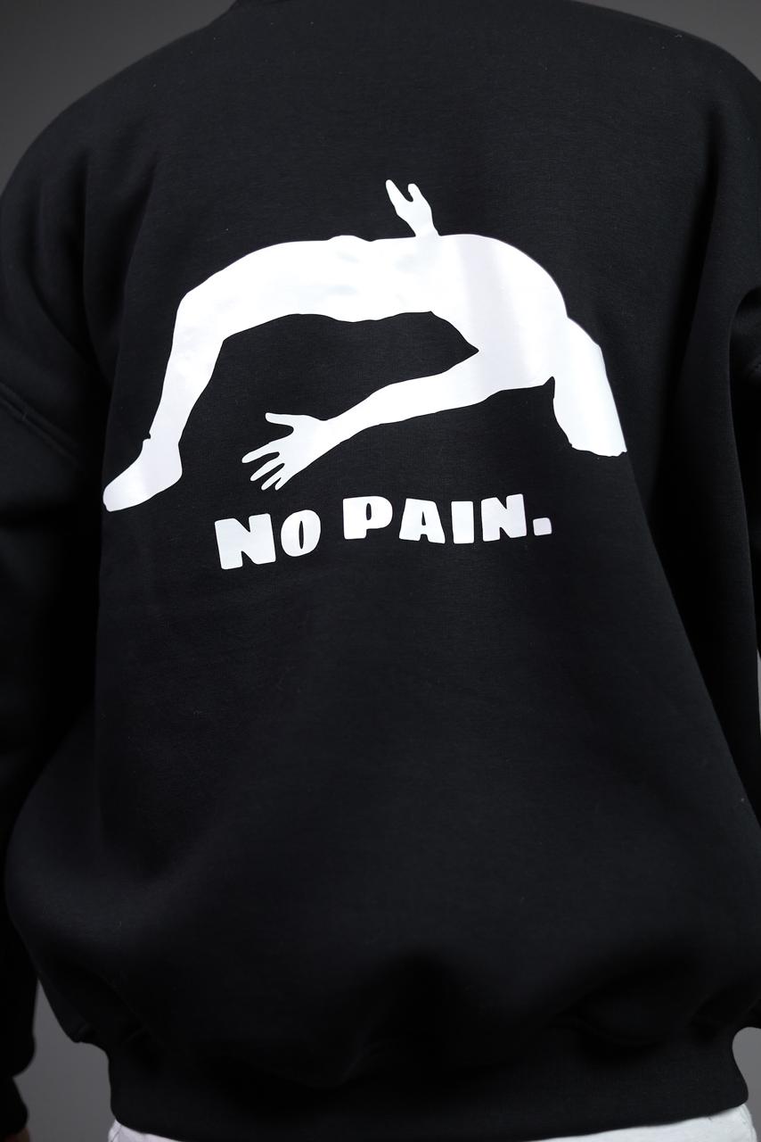 NO PAIN BLACK Round T-Shirt