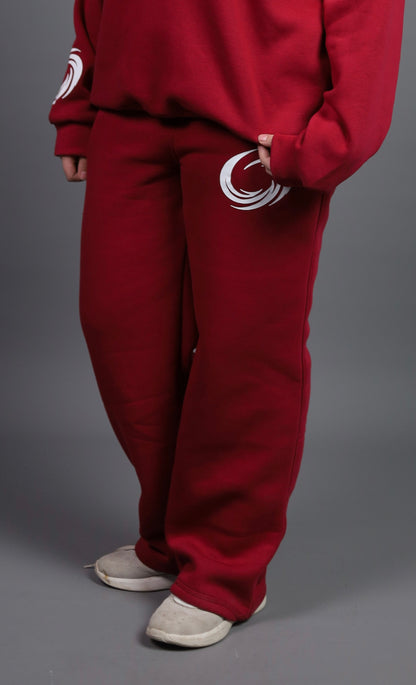 SOS Burgundy Sweatpants