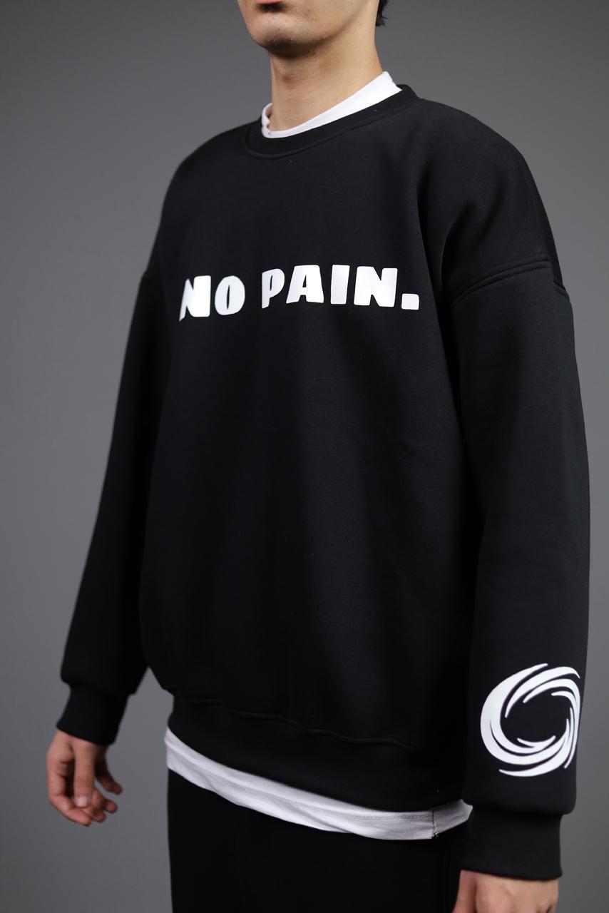 NO PAIN BLACK Round T-Shirt