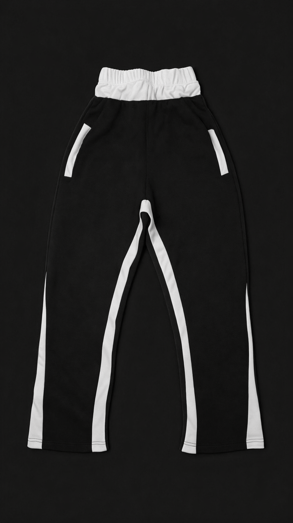 FLARED DOUBLE WASTE PANT